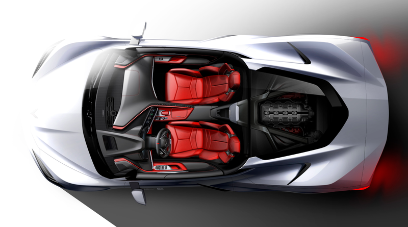 Illustration for article titled The 2020 Chevrolet C8 Mid-Engine Corvette Has 495 HP And Better Tech Than Ever